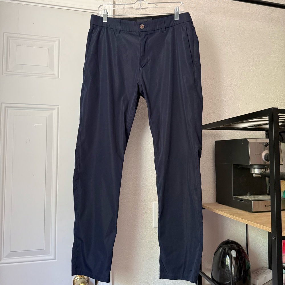 RANDOM GOLF CLUB men’s blue navy slim straight‎ leg athletic outdoors pants